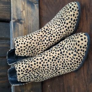 Cheetah print boots